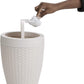 Papelera Caneca Rattan De 10lt Orion