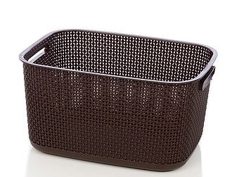 Cesta Organizadora Multiusos Rattan Decorativa Y Resistente