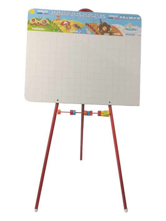 Tablero Pizarra Acrílico Niños Borrable Didáctico 60x105 Cm