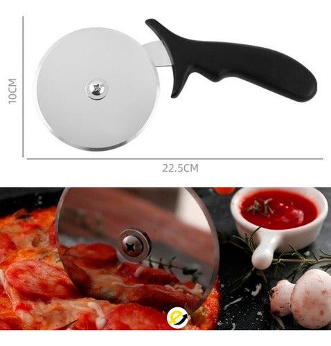 Rodillo De Acero Inoxidable Para Cortar Pizza, Rueda 9cm