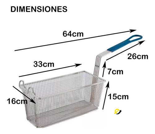 Canasta Escurridor Grande De Papas Francesas