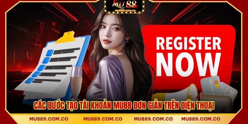 Các bước tạo tài khoản MU88 đơn giản trên điện thoại